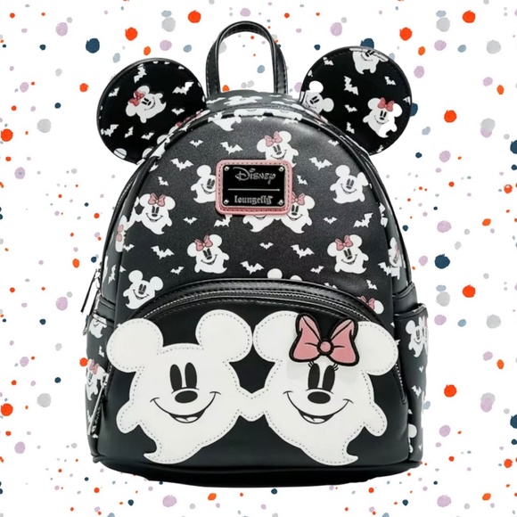Loungefly Disney Mickey & Minnie Ghostly Glow in the Dark Mini Backpack main image 4